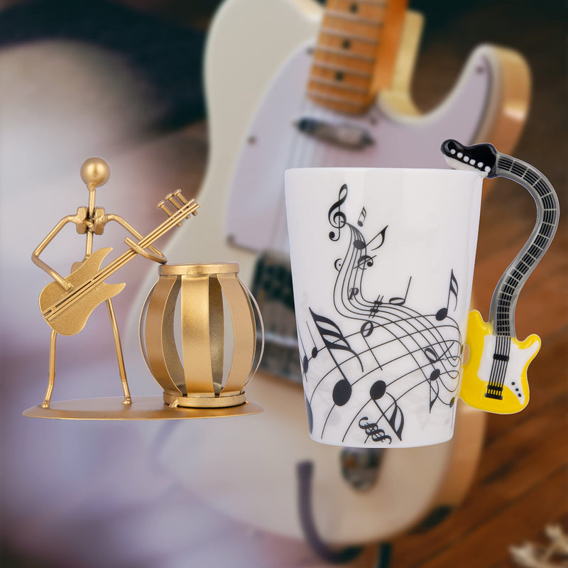 Guitar Gifts, Guitar Lovers Gifts, Guitar Player Gifts, Guitar Ceramic Mug, Guitar Coffee