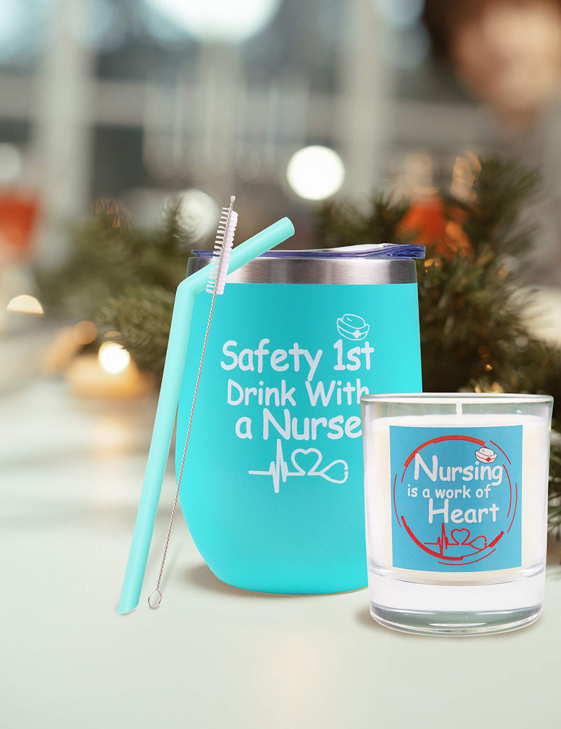 Nurse Gifts for Women,Gifts for Nurses,Safety First Drink With a Nurse,Gifts for Nurses