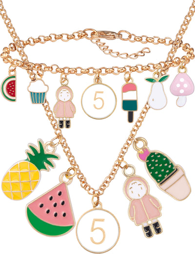 5th Birthday, 5th Birthday Decorations, 5th Birthday Necklace, 5th Birthday Jewelry, 5th