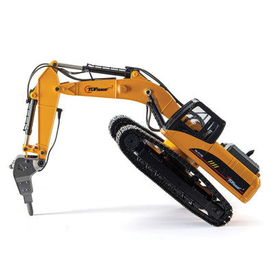 23 Channel Hobby Remote Control Excavator, V4, Construction Vehicle RC Tractor, Full Metal Excavator Toy