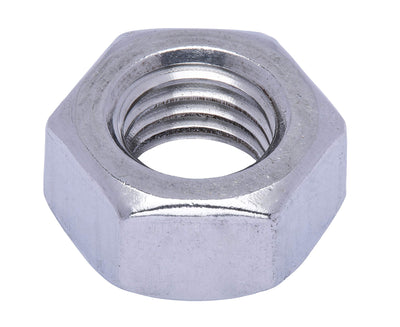 M8-1.25 Metric Stainless Hex Nut, (100 Pack), 304 (18-8) Stainless Steel Nuts, DIN 934,