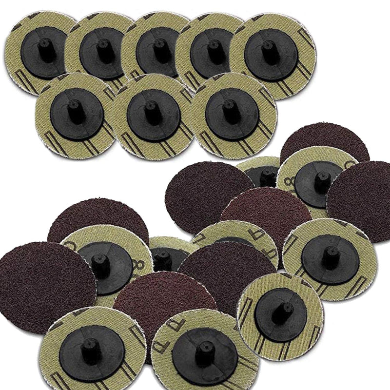 Katzco Quick Change Sanding Disc - 25 Piece Set of Heavy Duty and Durable 3 Inch 36 Grit