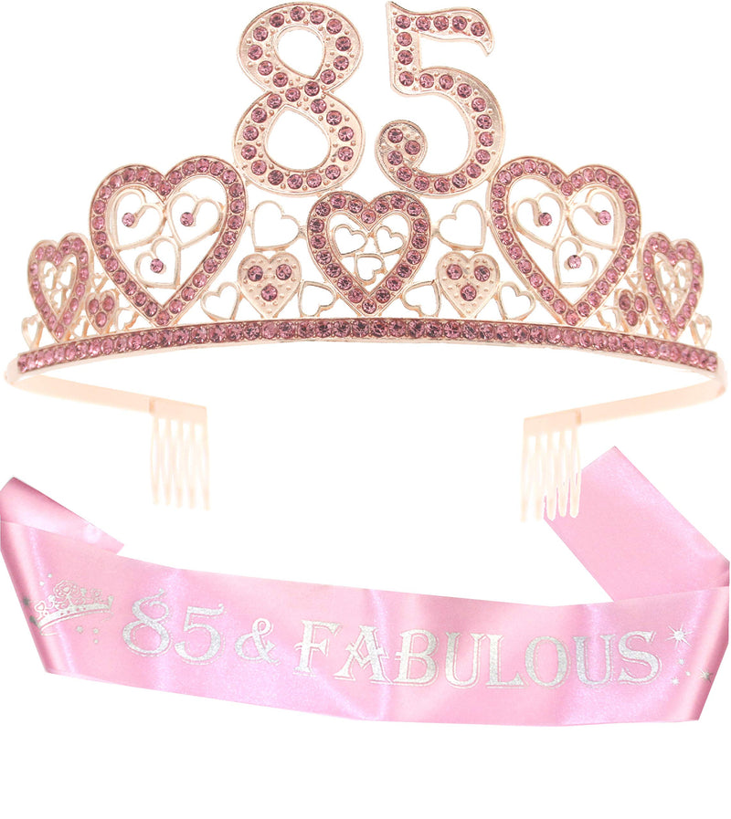 85th Birthday, 85th Birthday Gift, 85th Birthday Tiara, 85 Birthday Sash, 85th Birthday