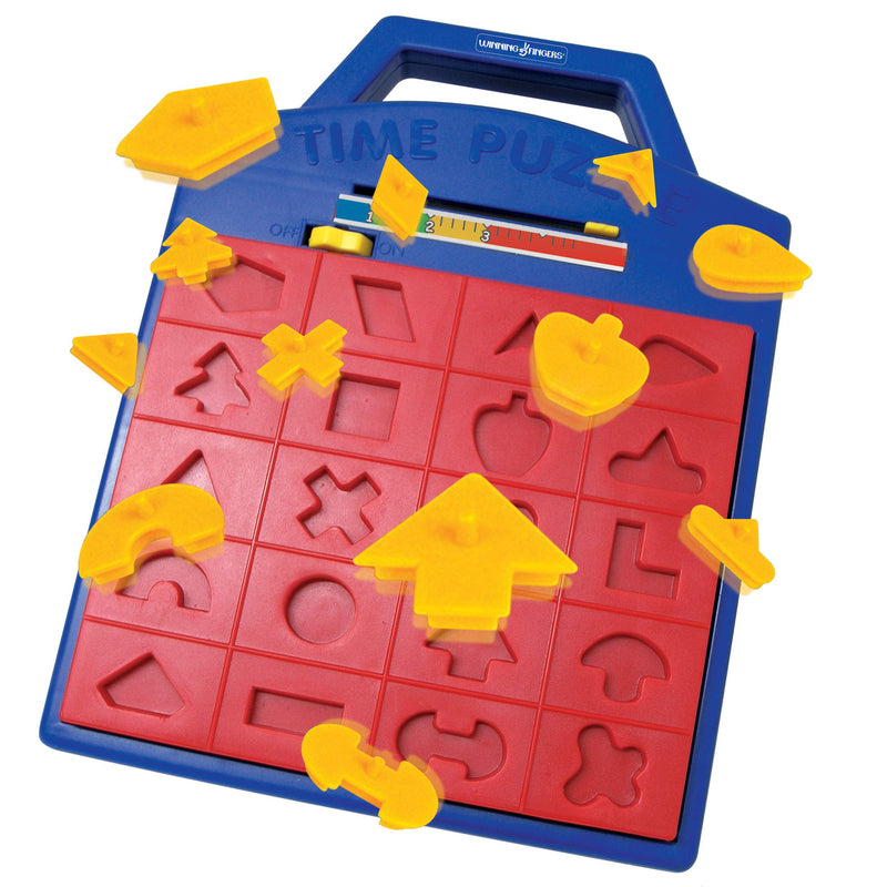 Winning Fingers Shape Toy Puzzle Game  Pop Up Board Game with Shape Puzzles - Great