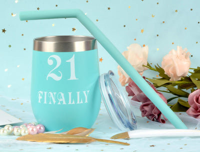 21st Birthday Gifts for Women, 21 and Fabulous Tumbler, 21 and Fabulous Tumbler for Women