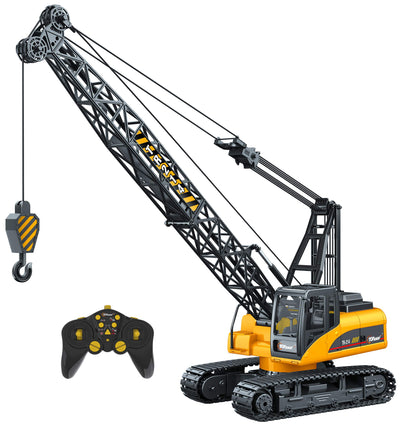 15 Channel Remote Control Crane, Proffesional Series, 1:14 Scale - Battery Powered Rc