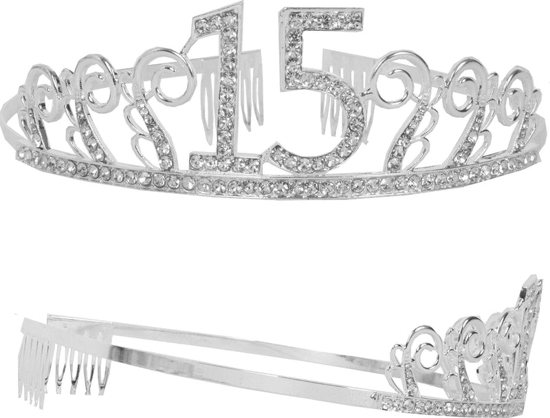 15th Birthday, 15th Birthday Gifts for Girls, 15th Birthday Crown, 15th Birthday Tiara