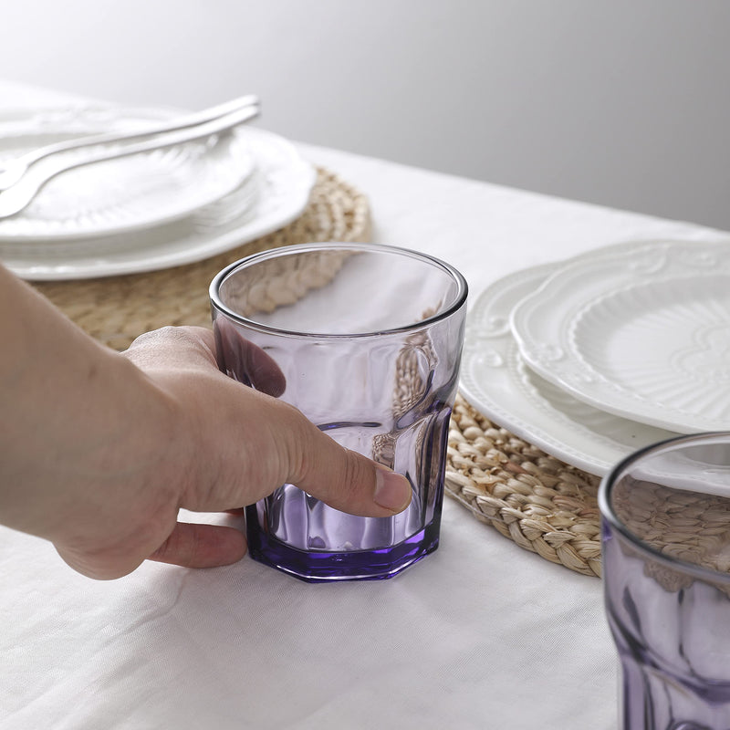 Double Old Fashioned Glasses Beverage Glass Cup,Colored Tumblers And Water