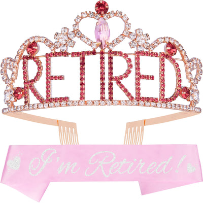 Retirement Party Decorations, Retirement Gifts, Retirement Decorations, Retired Crown