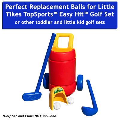 Botabee Toddler & Little Kids Replacement Golf Ball - for Little Tikes Golf Set - 6 Pack