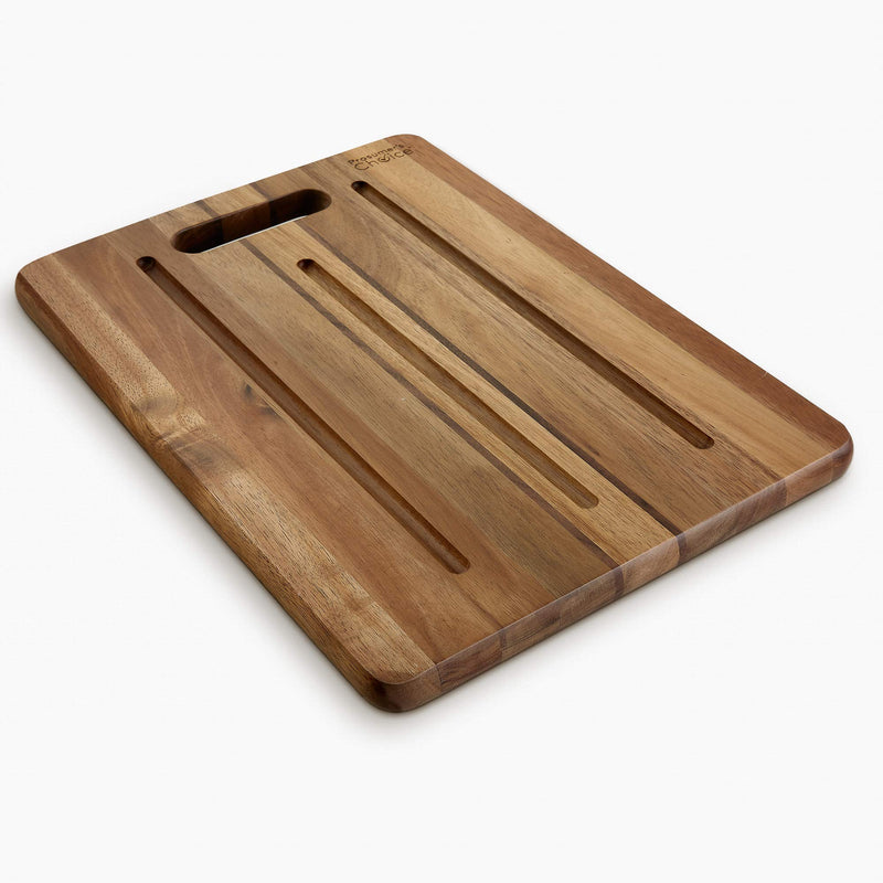 Prosumers Choice Wooden Dual Sided Cutting Block and Bread Board with Hanger