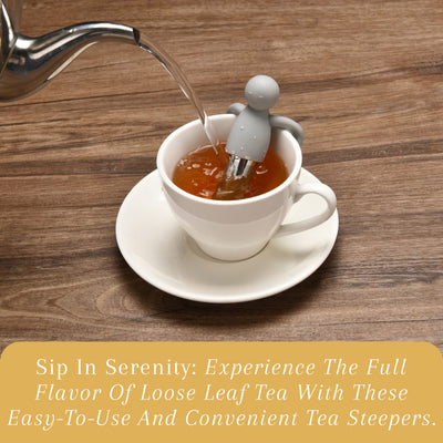 Loose Leaf Tea Steeper - Set Of 2 Stainless Steel Tea Infusers For Loose Tea -