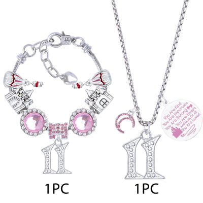 11th Birthday Gifts For Girls, 11th Birthday Charm Bracelet, 11th Birthday