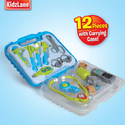 Kidzlane Doctor Kit for Kids | Kids Doctor Playset with Electronic Stethoscope | Toy