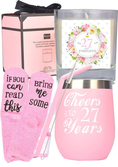 27th Birthday Gifts for Women, 27th Birthday, 27th Birthday Tumbler, 27th Birthday