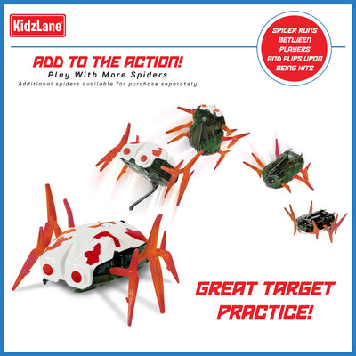 Kidzlane Laser tag Set | Lazer Tag Set of 2 with Vest and Shooting Target Spider | Indoor