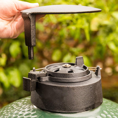 Barkmaster's Big Green Egg Compatible Rain Cap & Adapter - Fits to Medium, Large, XL & 2XL