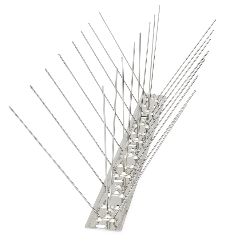 Bird Blinder Steel Bird Spikes For Pigeons And Other Small Birds - 4 Inch Wide