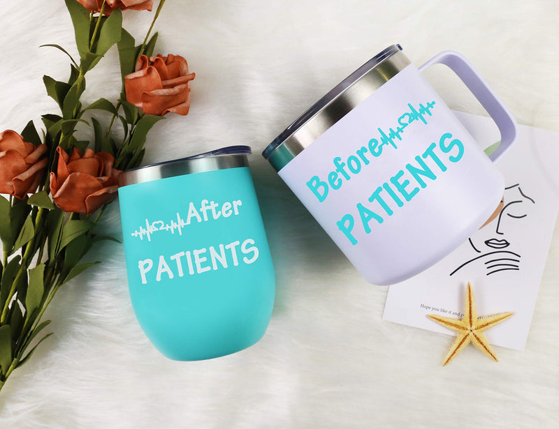 Doctor Gifts for Women, Before Patients After Patients Tumbler, Doctor Gifts Ideas