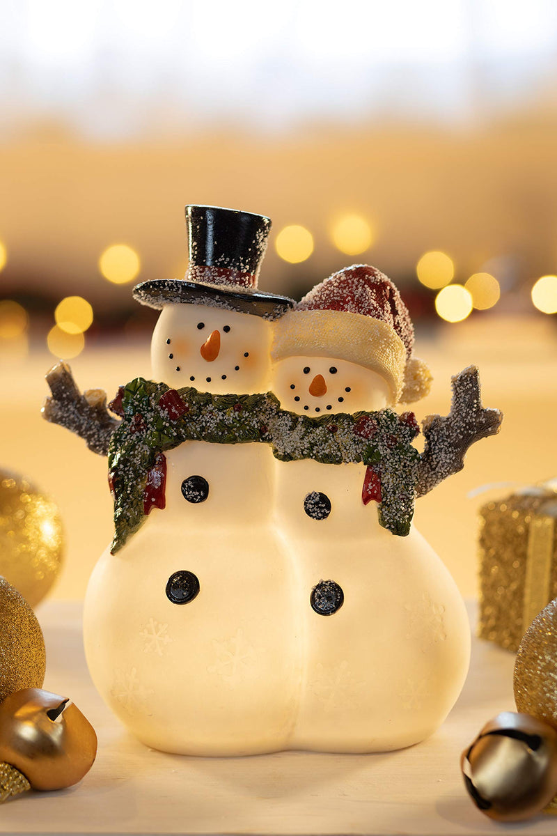 Vp Home Gift-Giving Snowman Couple Led Christmas Light