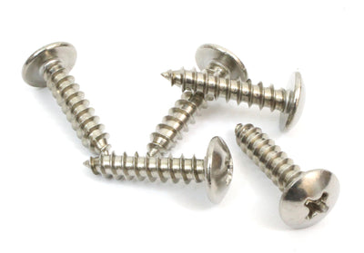 8 x 3/4" Stainless Truss Head Phillips Wood Screw (100pc) 18-8 (304) Stainless Steel