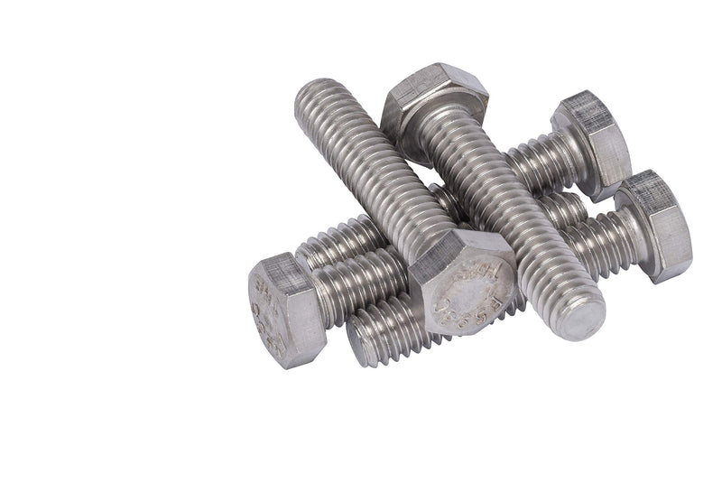 3/8"-16 X 1-1/2" (25pc) Stainless Hex Head Bolt, Fully Threaded, 18-8 Stainless