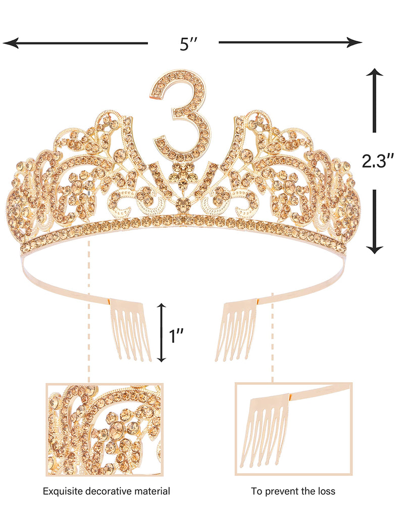 3rd Birthday, 3rd Birthday Girl, 3rd Birthday Tiara, 3rd Birthday Tiara and Sash, 3rd