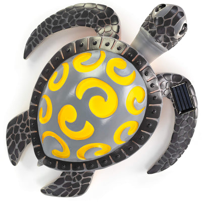 Vp Home Tribal Sea Turtle Solar Powered Led Outdoor Decor Garden Light