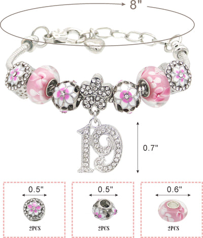 19th Birthday Gifts for Girls, Jewelry for Girls 19 Years Old, Girls 19th Birthday