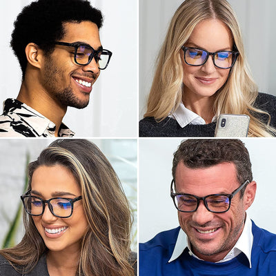 Blue-Light-Blocking-Reading-Glasses-Granite-0-25-Magnification-Computer-Glasses