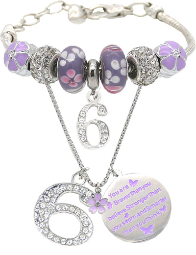 6th Birthday, 6th Birthday Gift, 6th Birthday Girl Gifts, 6th Birthday Necklace, Gifts