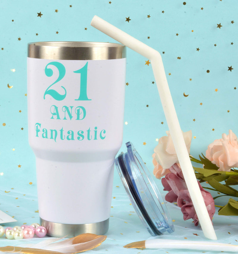 21st Birthday Gifts for Women, 21 and Fabulous Tumbler, 21 and Fabulous Tumbler for Women