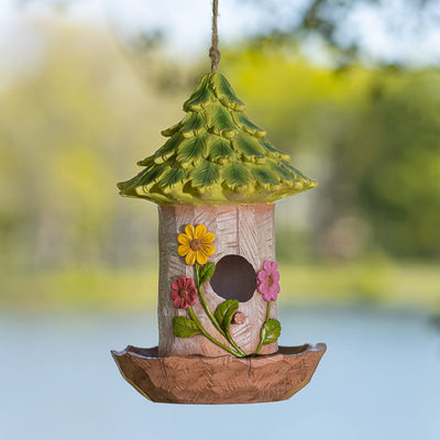 VP Home Feathered Feeder Decorative Hand-Painted