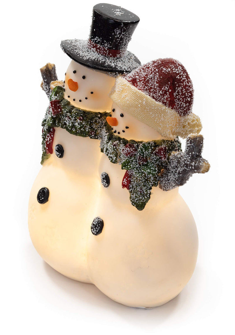 Vp Home Gift-Giving Snowman Couple Led Christmas Light