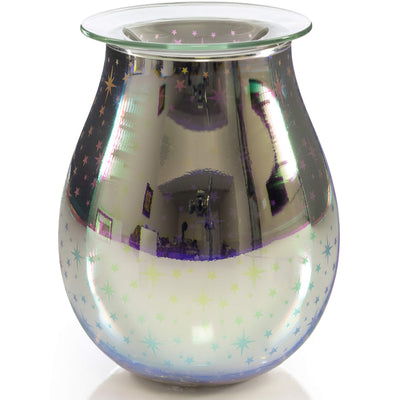 VP Home 3D Art Glass Polychromatic Fragrance Warmer (Stars