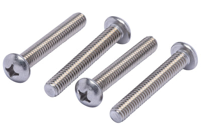 5/16"-18 X 2" Stainless Phillips Round Head Machine Screw, (25pc), Coarse Thread, 18-8