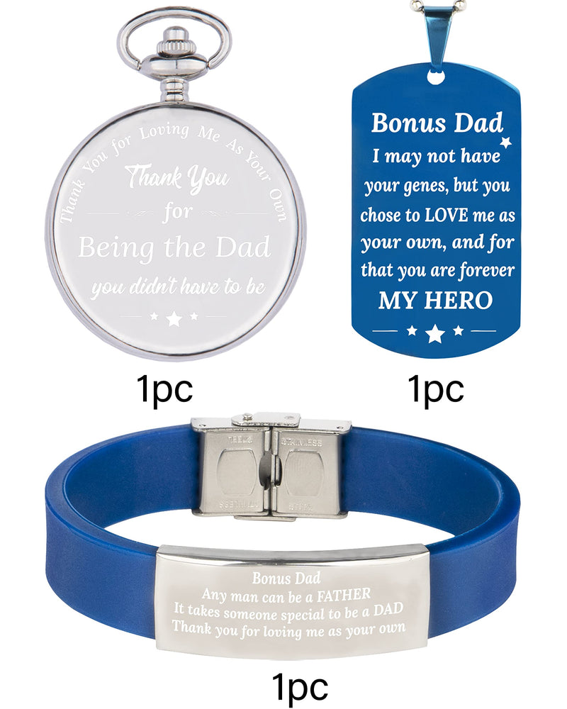 Bonus Dad Gifts, Bonus Dad Gifts from Daughter, Bonus Dad Birthday Gifts, Bonus Dad Pocket