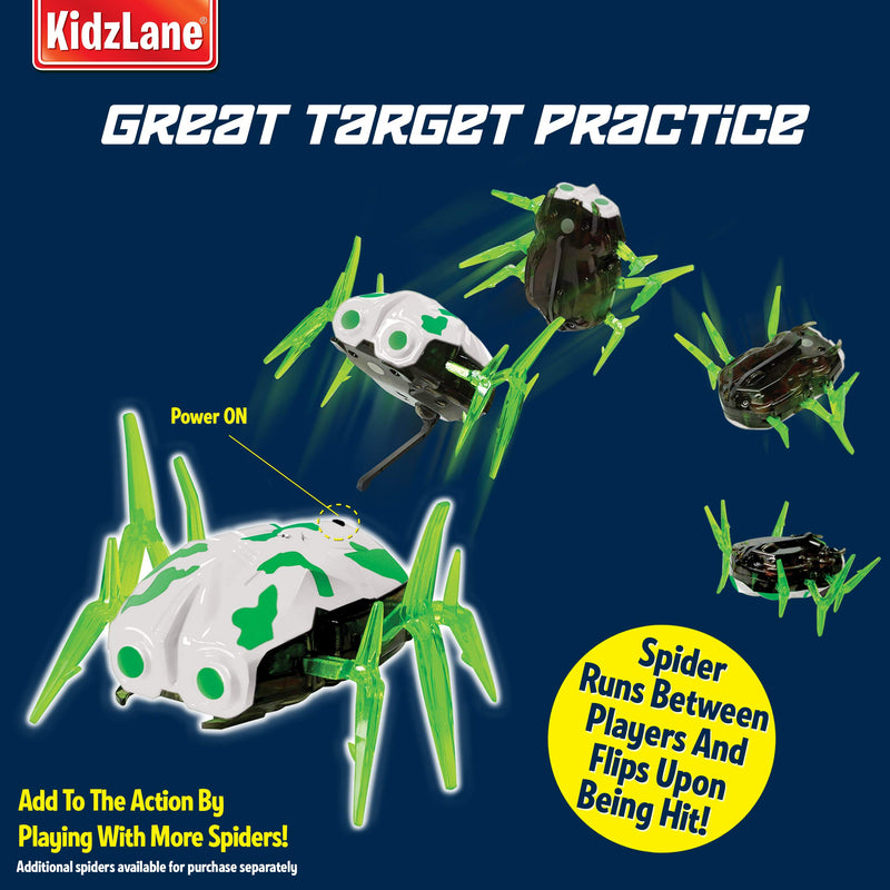 Kidzlane Laser tag Set  Lazer Tag Set of 4 with Vest and Laser Tag Spider Target  Laser