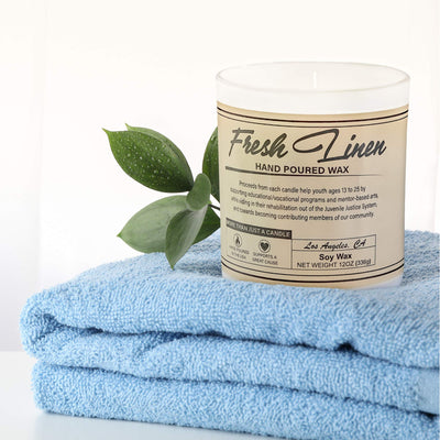 Prosumer's Choice Fresh Linen Hand Poured Small Batch Soy Wax