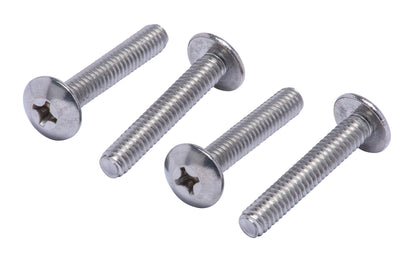 1/4"-20 X 1" Stainless Phillips Truss Head Machine Screw, (25pc), Coarse Thread, 18-8