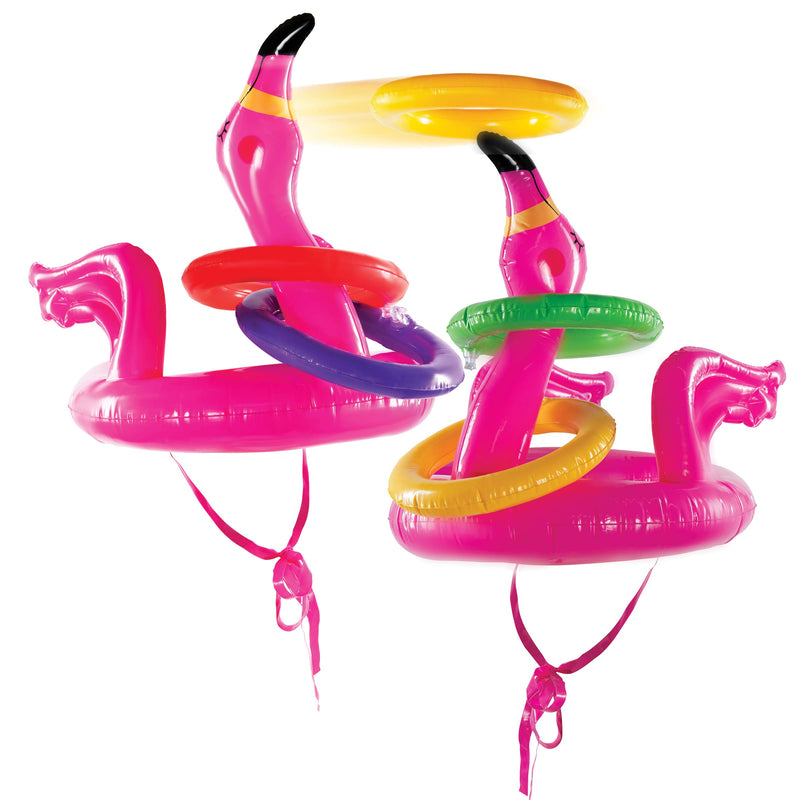 Flamingo Ring toss Games for Kids Outdoor, Inflatable Pool Toys, Pool Games, Swimming Pool