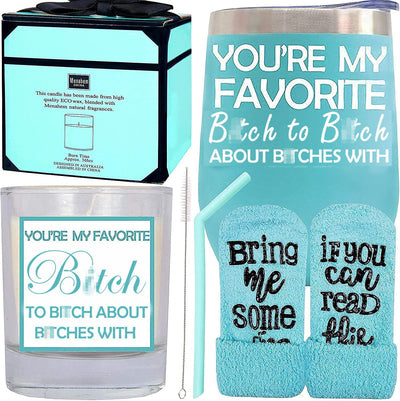 Best Friend Tumbler, Bff Gifts, Unique Gift Sets for Women, Bff Gifts for Women Set, Funny