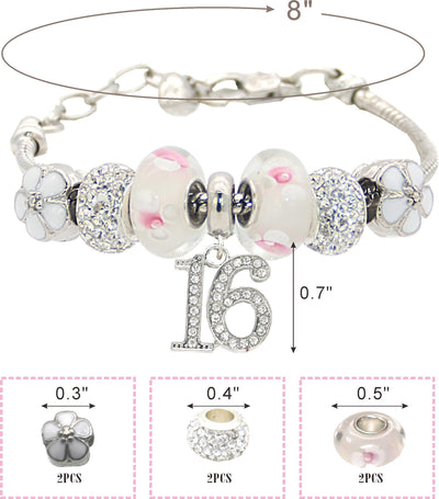 16th Birthday Gifts for Girl, 16th Birthday, 16 Year Old Birthday, 16th Birthday Bracelet