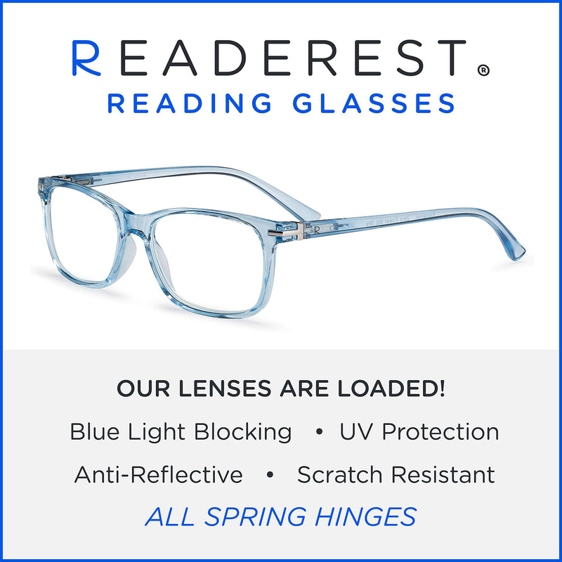 Blue-Light-Blocking-Reading-Glasses-Light-Blue-3-00-Magnification-Computer-Glasses