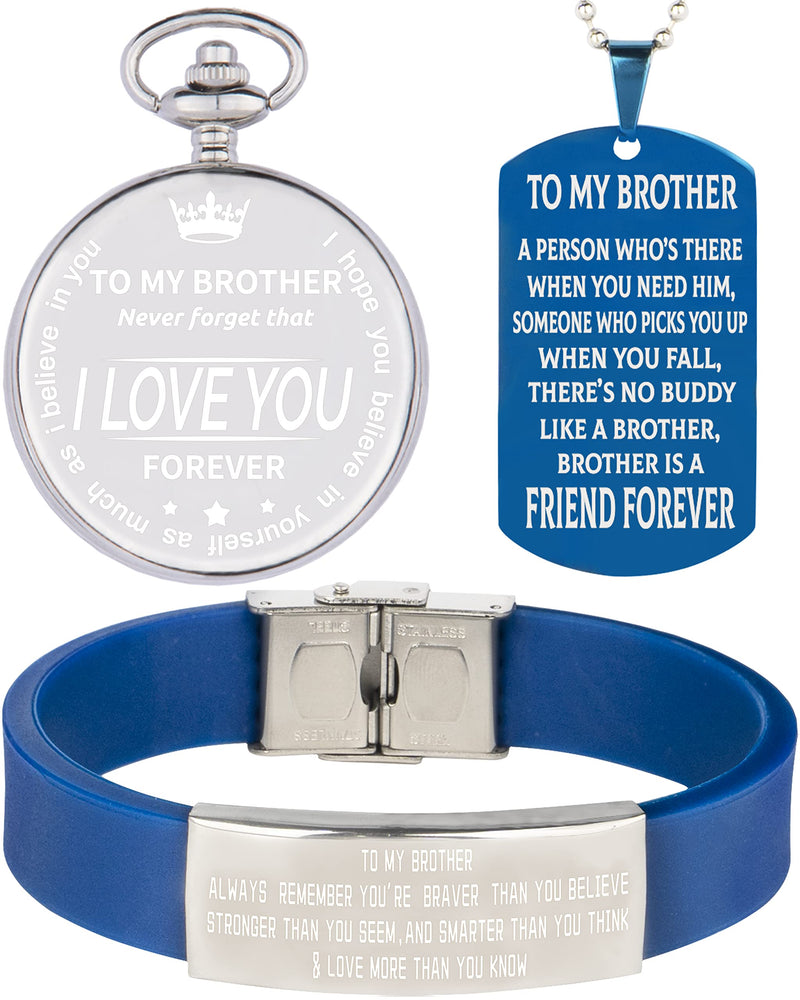 Brother Gifts, Brother Gifts From Sister, Christmas Gifts, Brother Necklace,