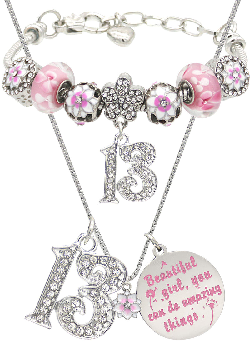 13th Birthday Gifts for Girls, Jewelry for Girls 13 Years Old, Girls 13th Birthday