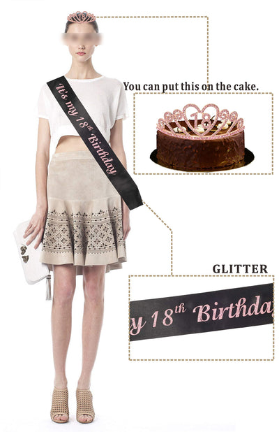 18th Birthday, 18th Birthday Gifts for Girls, 18th Birthday Tiara, 18th Birthday Tiara