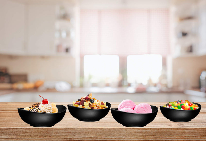 Bruntmor Ceramic Dessert Bowls Set  18 Oz Durable Non-toxic Ceramic Bowls Set of 6,