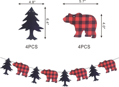 Lumberjack Welcome Baby Baby Shower Decoration, Buffalo Plaid Baby Shower, Timber Plaid