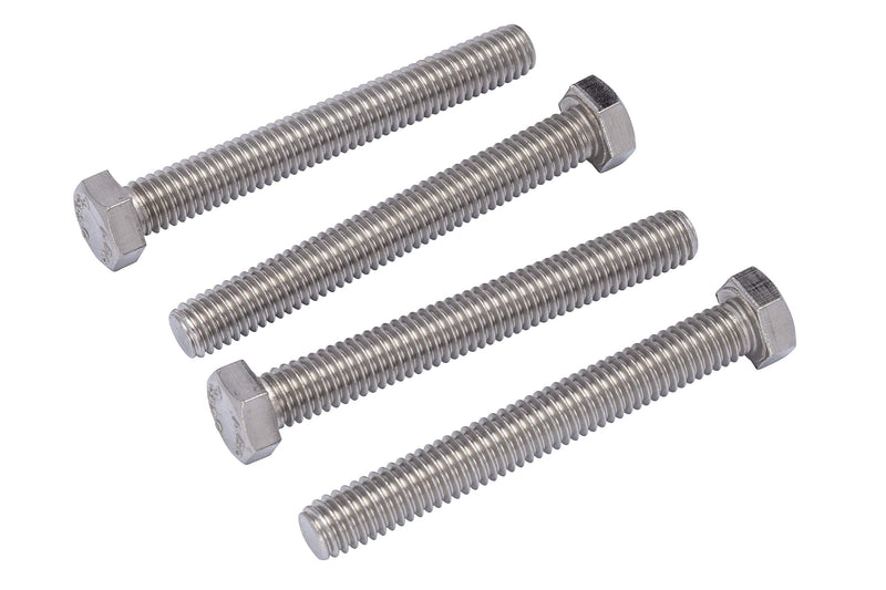 3/8"-16 X 3" (10pc) Stainless Hex Head Bolt, Fully Threaded, 18-8 Stainless